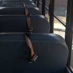 The Phoenix Union High School District has taken safety steps for its students. 38 of its 50 buses are equipped with seat belts. (KTAR Photo/Mike Sackley)