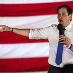 Republican presidential candidate Sen. Marco Rubio, R-Fla., speaks at a campaign rally in Ponte Vedra Beach, Fla., Tuesday, March 8, 2016. (AP Photo/Gary McCullough)