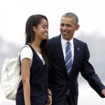 
              FILE- In this April 8, 2016, file photo, President Barack Obama and his daughter Malia walk from Marine One toward Air Force One at Los Angeles International Airport. Malia is taking a year off after graduating from high school before attending Harvard University as part of an expanding program for students known as a "gap year." (AP Photo/Nick Ut, File)
            