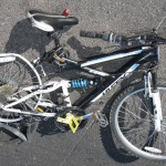 Summers' bike is shown after the accident. (Silent Witness Photo)