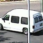 The men police want to question drove this van. (Silent Witness Photo)