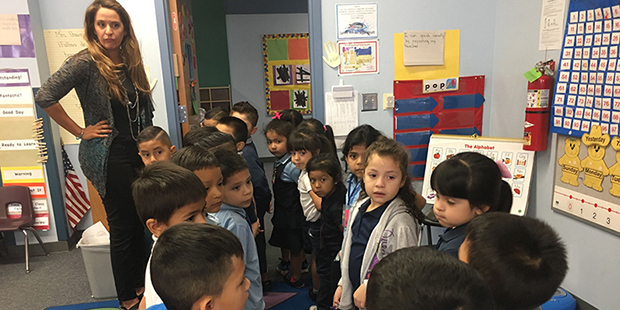 Teacher Marissa Chavez said students in full-day kindergarten learn socialization as well as academ...