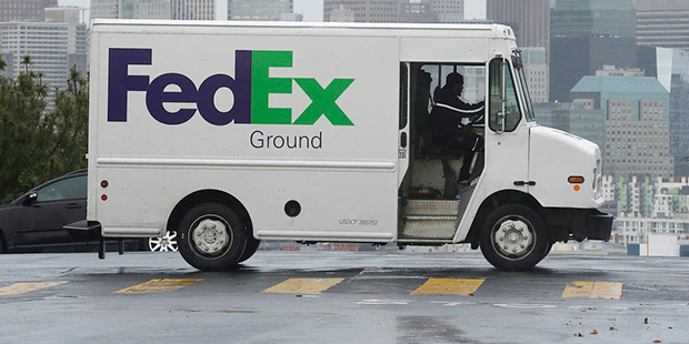 A FedEx truck similar to the one that was stolen in a Phoenix suburb is shown. (AP Photo/Jeff Chiu,...