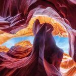 Thousands of years of erosion and flash foods made the Antelope Canyon, which features red and orange wave rocks.
(Pinterest Photo)