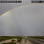 (A rainbow over the US 60/@ArizonaDOT on Twitter)