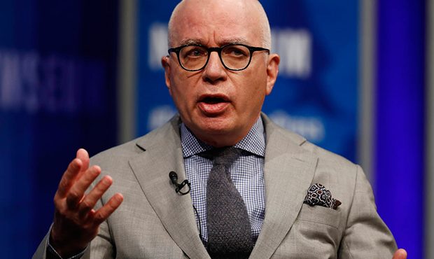 FILE - In this April 12, 2017, file photo, Michael Wolff of The Hollywood Reporter speaks at the Ne...