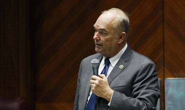 Rep. Don Shooter, R-Yuma, reads a statement regarding sexual harassment and other misconduct compla...