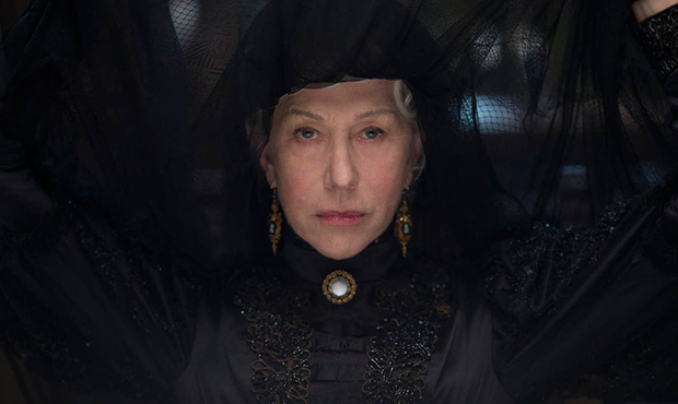 This image released by CBS Films shows Helen Mirren in a scene from "Winchester." Mirren says her l...