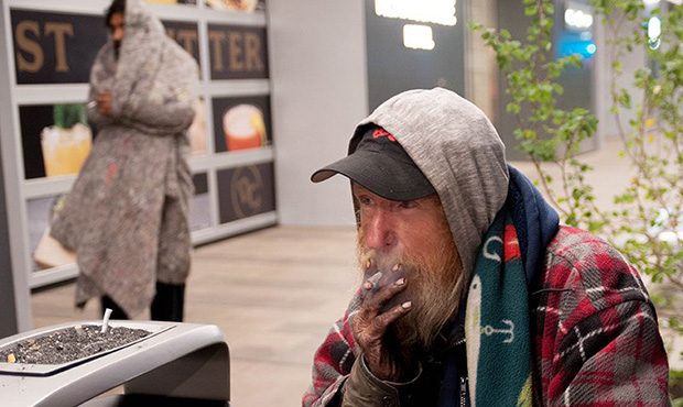Military veteran Ray Shockely is one of the hundreds of homeless people contacted in January by vol...