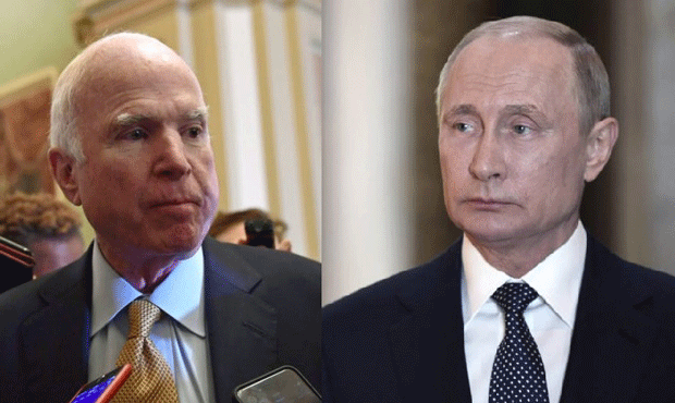 In new book excerpt, McCain explains dossier role, calls Russia's Putin 'evil'