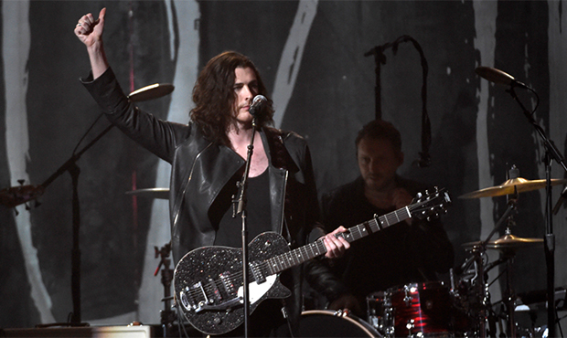FILE - In this Sunday, May 17, 2015 file photo, Hozier performs at the Billboard Music Awards at th...