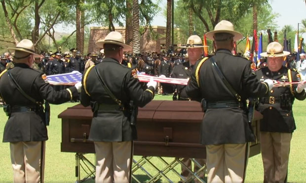 Arizona state trooper killed in line of duty last week laid to rest