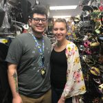 Samantha Chavez and her husband Xavier Chavez were recently shopping for the first time at Easley's Fun Shop. (KTAR News/Griselda Zetino)