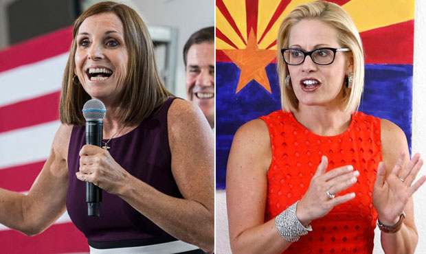 Postdebate poll shows Sinema leading McSally in Arizona's Senate race