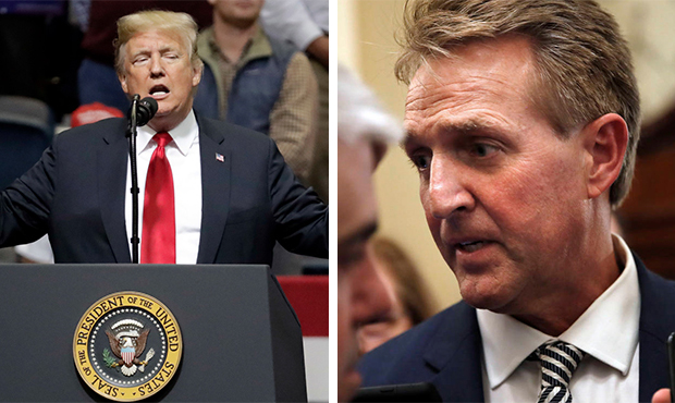 Trump, Flake spar over special counsel, Russia investigation