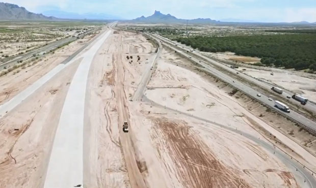 I-10 westbound traffic near Eloy diverted as safety project progresses