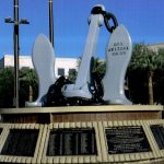 USS Arizona anchor at Wesley Bolin Memorial Plaza in Phoenix. (Wikipedia Commons Photo/Marine 69-71 at en.wikipedia)