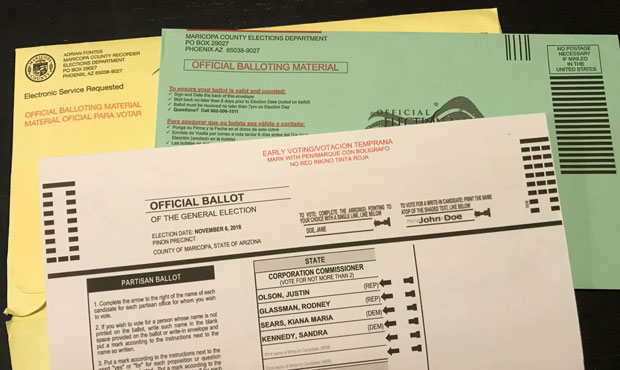 Arizona bill would prohibit mail-in ballots from being dropped off at polls