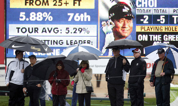 Will it rain on the Phoenix Open's parade this weekend?