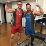"Titan Games" competitors Steven Hoppe, left, and David Reid. (Instagram Photo)