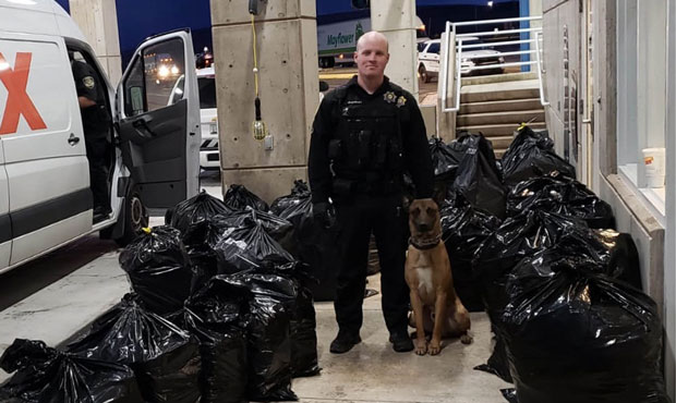 ADOT officers, human and K-9, seize over 1,000 pounds of marijuana