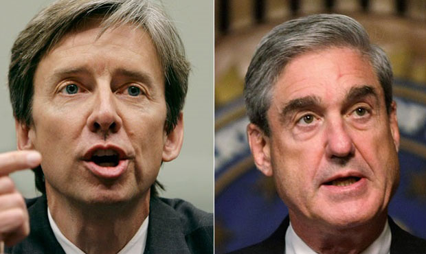 Paul Charlton, left, and Robert Mueller (Getty Images Photos)...