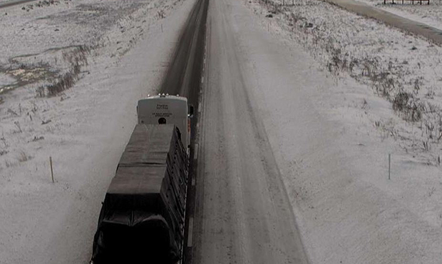Interstate 40 near Bellemont, Arizona. (Screenshot/ADOT Webcam)...