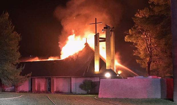 Fire that destroyed Phoenix church investigated as arson, officials say
