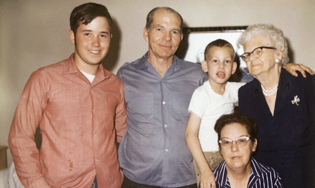 Judge Randall Howe, third from left, with his family (Judge Randall Howe Photo)...