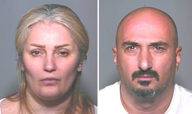 Manal Sulaiman, left, and Rafid  Khoshi (Maricopa County Sheriff's Office Photos)...