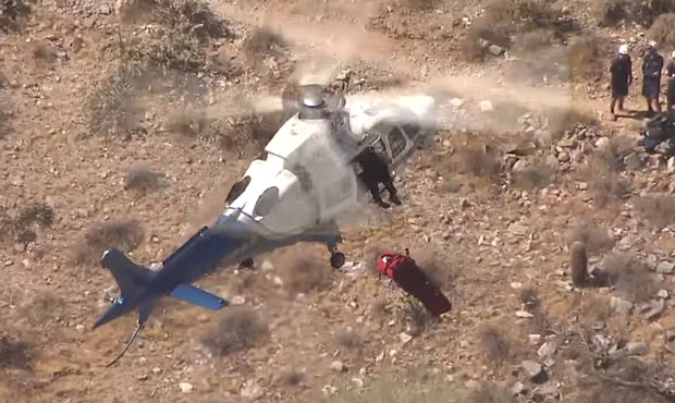Video: Woman spins wildly during Piestewa Peak helicopter rescue
