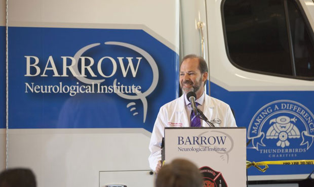 Barrow Neurological Institute and the Phoenix Fire Department unveiled their mobile stroke unit in ...