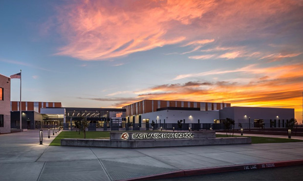 Eastmark High School opened in Mesa last week, with about 800 students. (Photo courtesy of Lenny Ca...