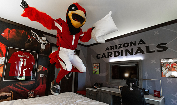 Here's where you can stay in an Arizona Cardinals-themed hotel room