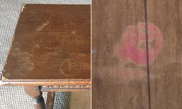 Damaged Wood Furniture Yourself, White Spots On Wood Dresser