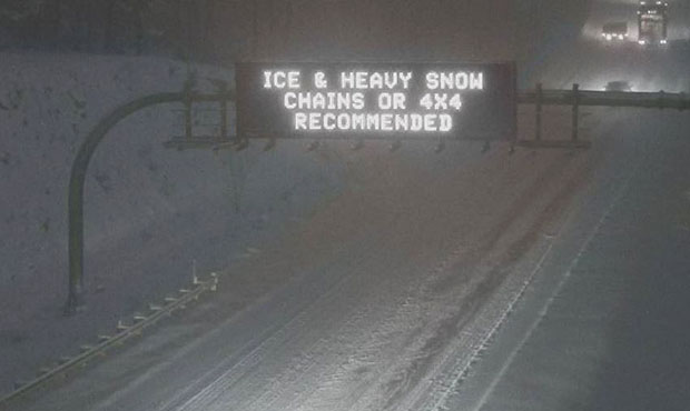 Holiday drivers in northern Arizona will face snowy road conditions