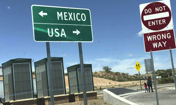 The Mexico-U.S. border checkpoint area near the U.S. Customs and Border Protection's Nogales/Maripo...