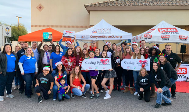 Donations pour in for KTAR News' annual Caring for Kids collection drive