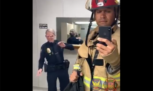 Phoenix police, firefighters join latest viral video trend