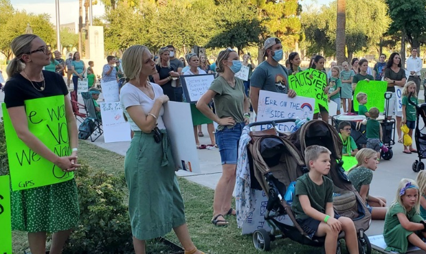Parents rally at Arizona State Capitol for in-person learning option