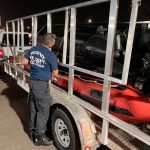 Arizona Task Force 1 prepares Aug. 26, 2020, for deployment to Louisiana to help in the area impacted by Hurricane Laura. (Phoenix Fire Department Photo)