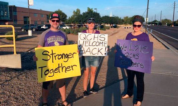 Queen Creek school district returns for 1st day of in-person learning