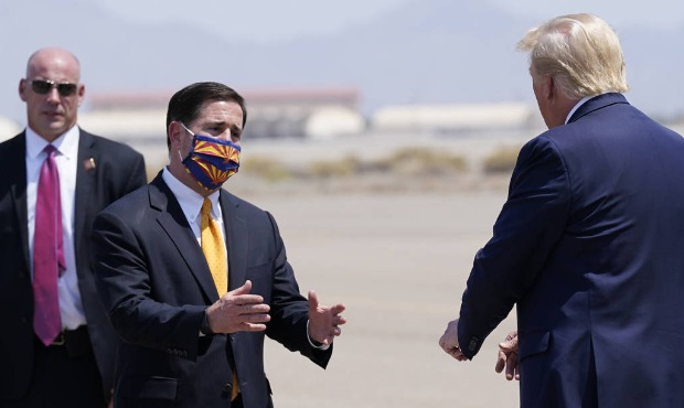 Ducey says he doesn't feel misled by Trump about severity of coronavirus