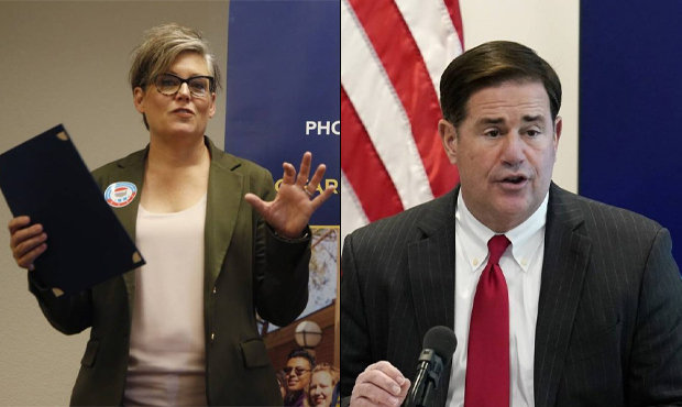 Arizona Gov. Ducey calls threats to Sec. Hobbs 'completely unacceptable'