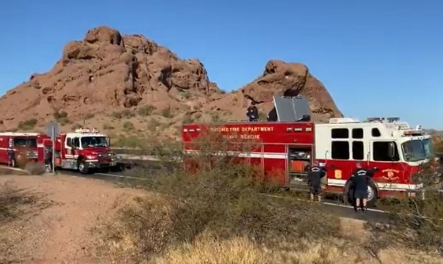 Phoenix Fire Department called for mountain rescue at Papago Butte