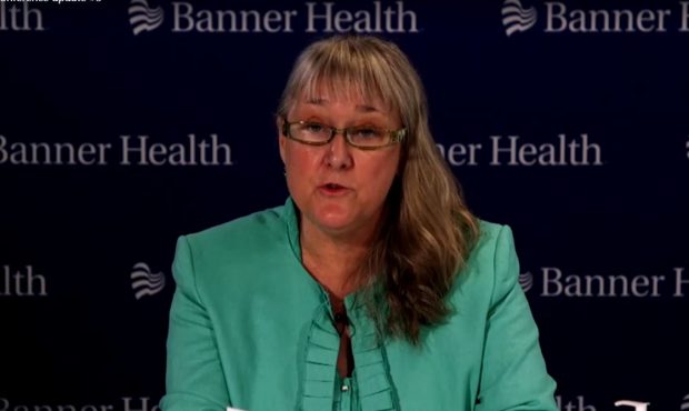 Banner Health's chief clinical officer Dr. Marjorie Bessel. (Screenshot)...