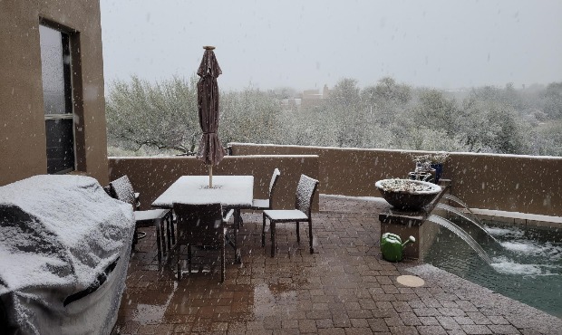 Big winter storm slams metro Phoenix, bringing rain, snow, hail