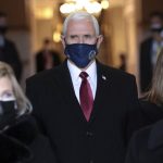 
              Vice President Mike Pence arrives at the inauguration of U.S. President-elect Joe Biden on the West Front of the U.S. Capitol on Wednesday, Jan. 20, 2021 in Washington (Win McNamee/Pool Photo via AP)
            