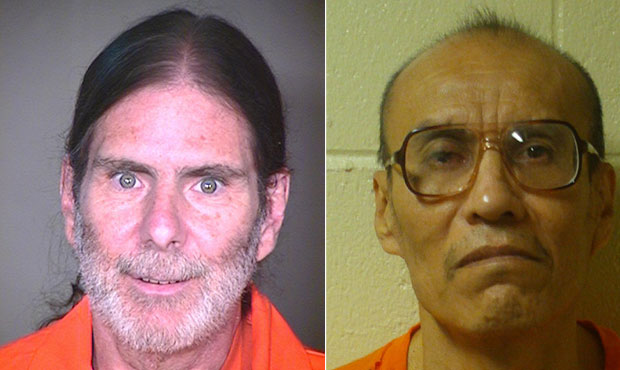 Frank Atwood, left, and Clarence Dixon (Booking Photos via Arizona Attorney General's Office)...