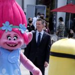 
              California Governor Gavin Newsom arrives to a news conference at Universal Studios in Universal City, Calif., on Tuesday, June 15, 2021. Starting Tuesday, there were no more state rules on social distancing, and no more limits on capacity at restaurants, bars, supermarkets, gyms, stadiums or anywhere else. (AP Photo/Ringo H.W. Chiu)
            